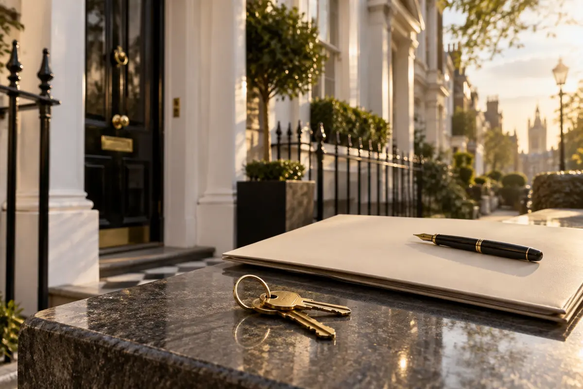Property keys and documents representing bridging finance